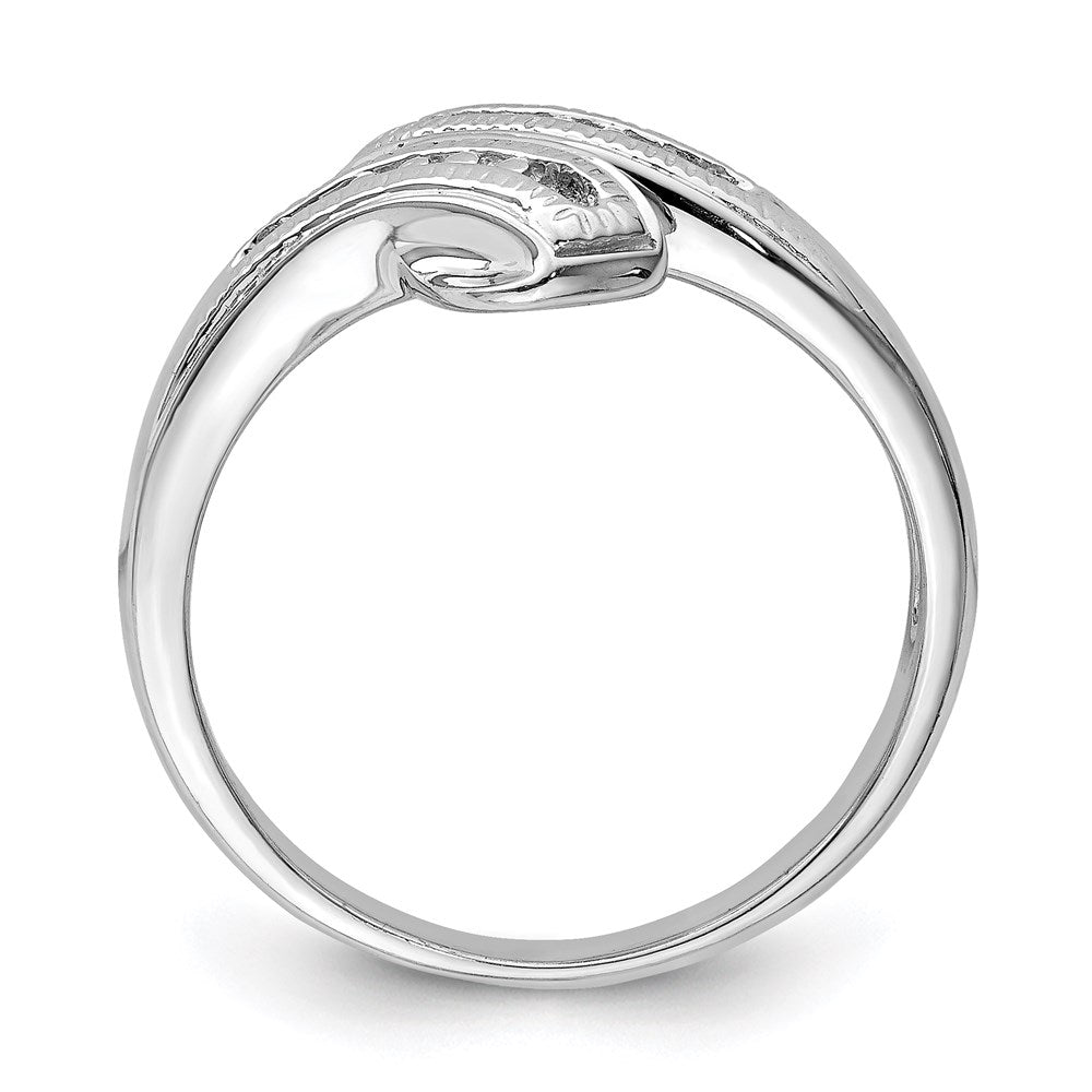 Sterlingsilber Rhodiniert Diamant Ring