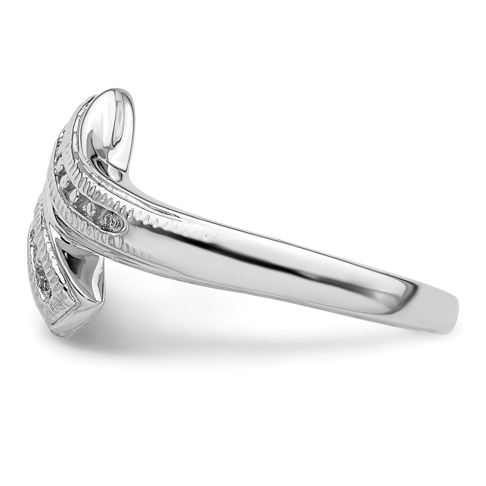 Sterlingsilber Rhodiniert Diamant Ring
