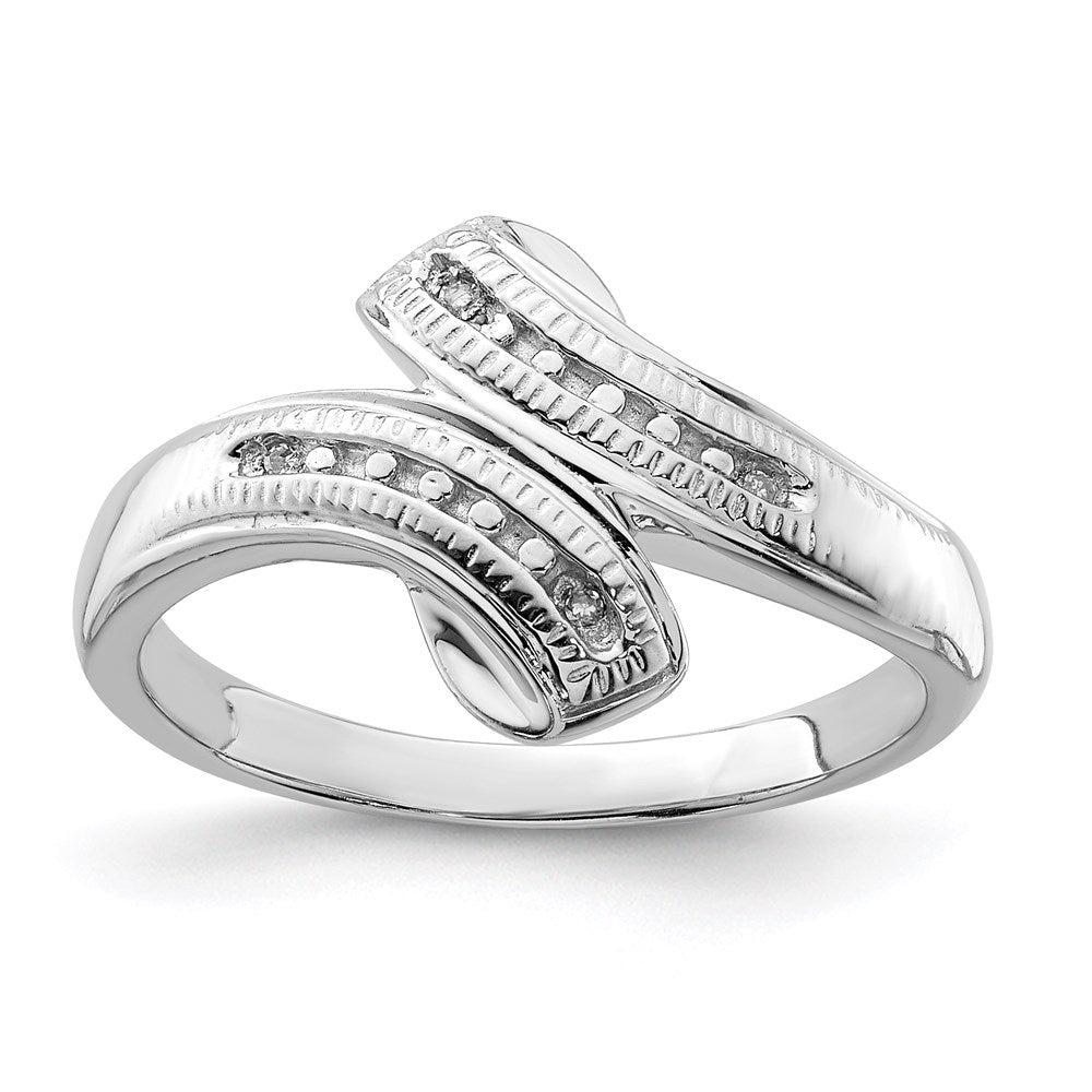 Sterlingsilber Rhodiniert Diamant Ring