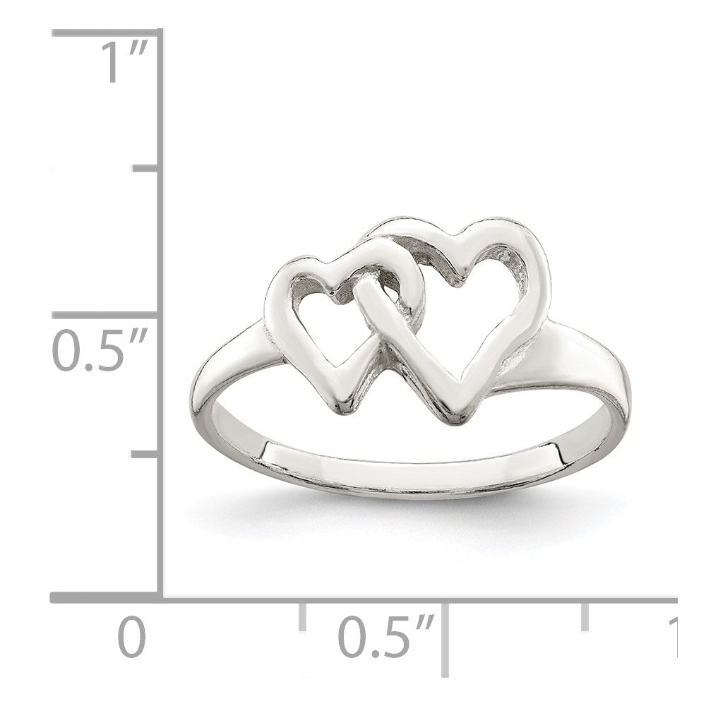 Sterlingsilber Herz Ring