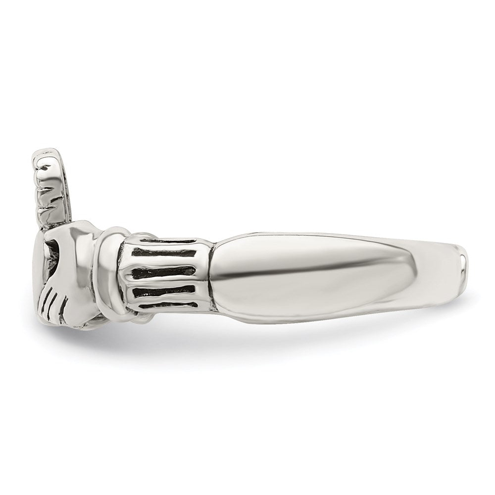 Sterlingsilber Claddagh Zehenring