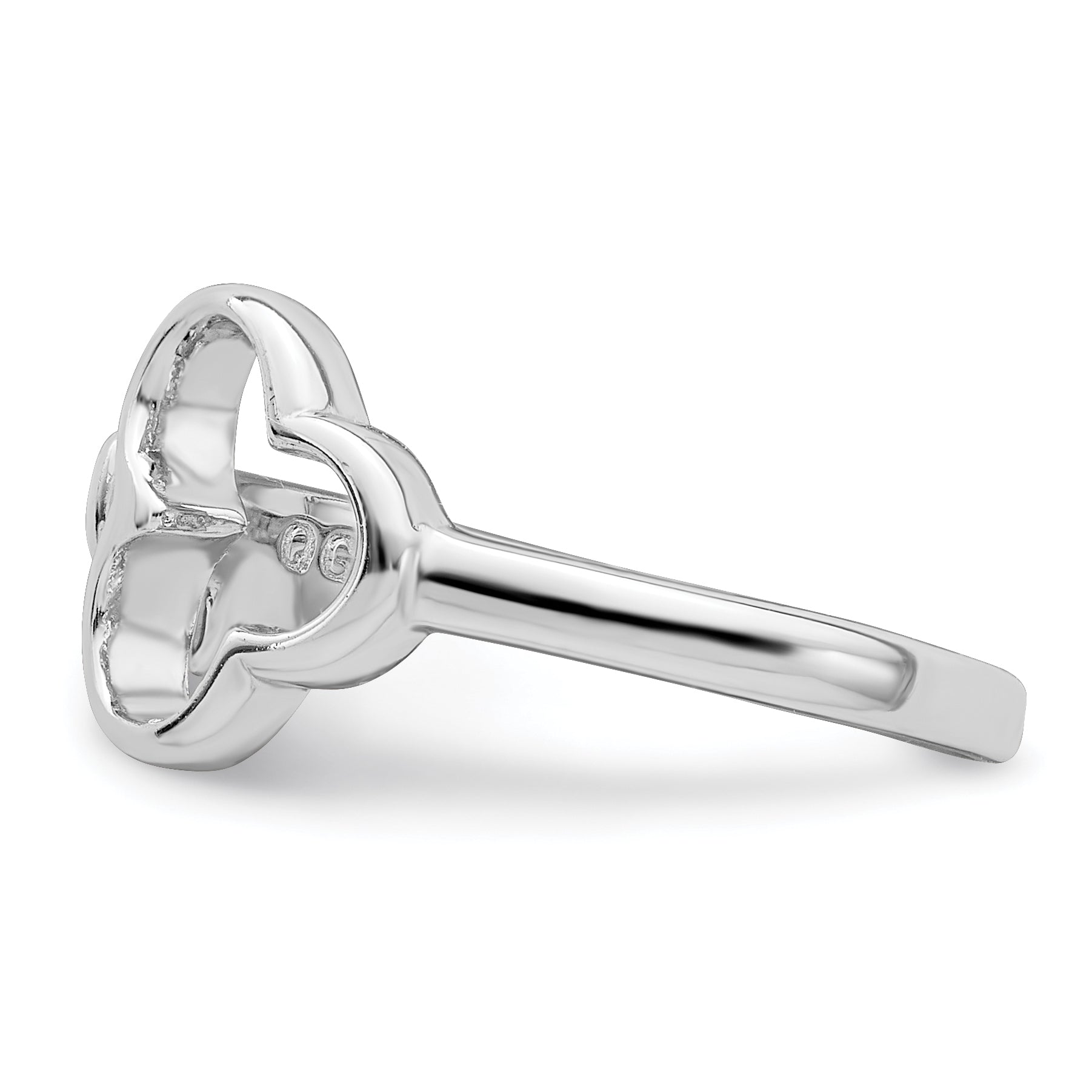 Sterlingsilber Rhodiniert Key Zehenring