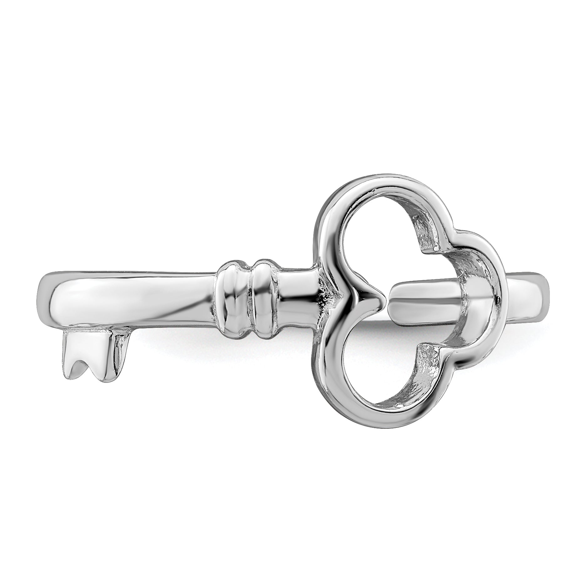 Sterlingsilber Rhodiniert Key Zehenring