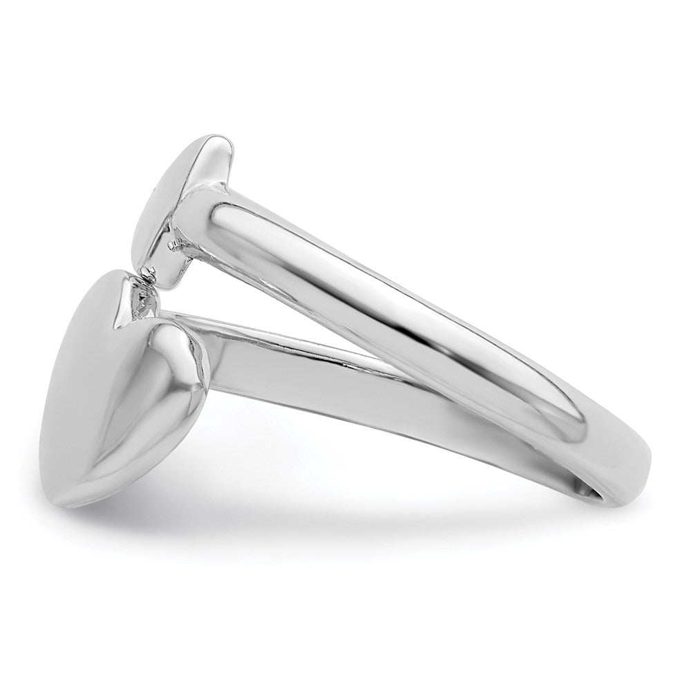 Sterlingsilber Rhodiniert Herz Pfeil Zehenring