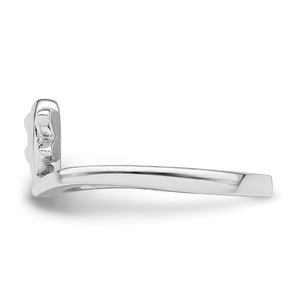 Sterlingsilber Rhodiniert Libelle Zehenring