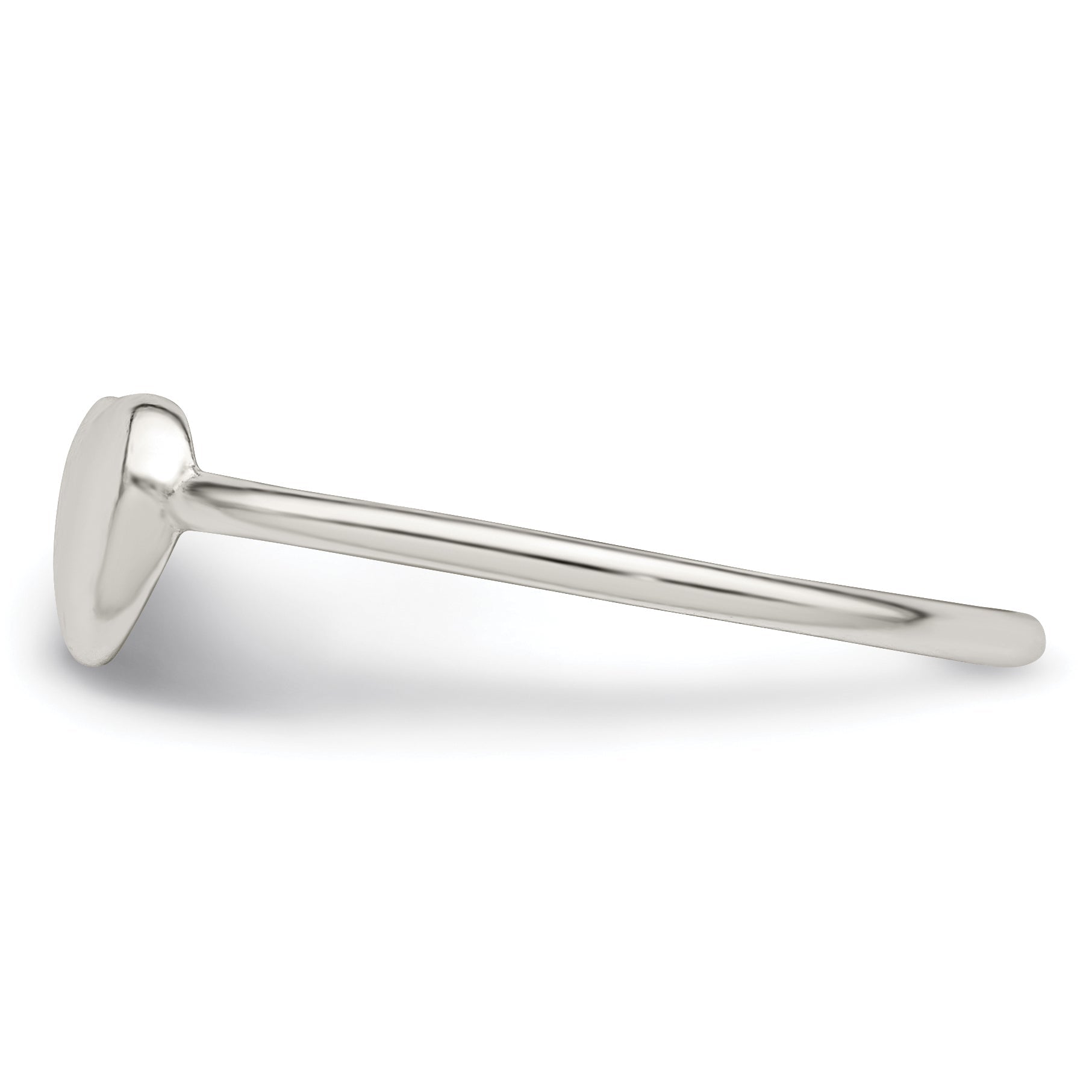 Sterlingsilber Poliert Herz Ring