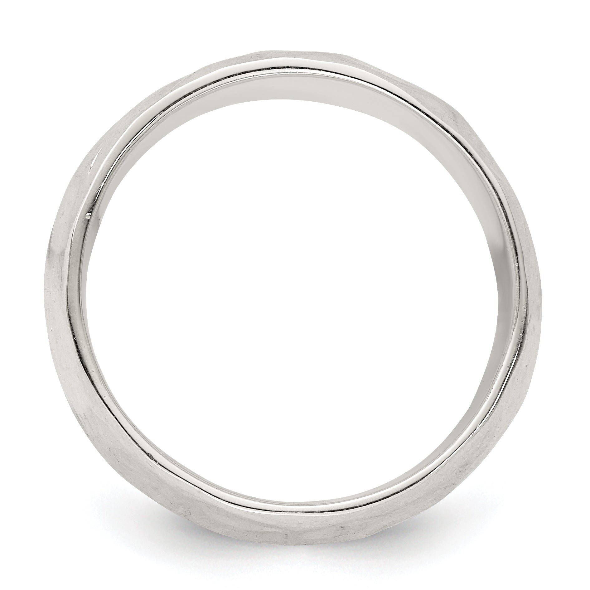 Sterlingsilber Gehämmert Poliert Ring