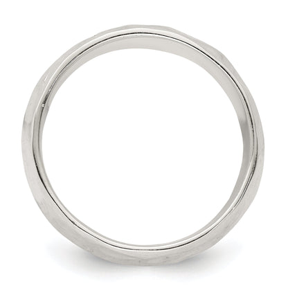 Sterlingsilber Gehämmert Poliert Ring