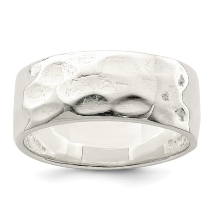 Sterlingsilber Gehämmert Poliert Ring