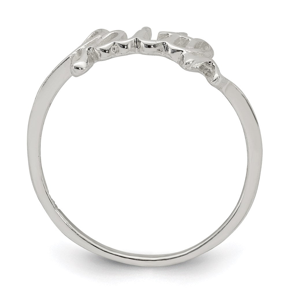 Sterlingsilber Glaube Ring