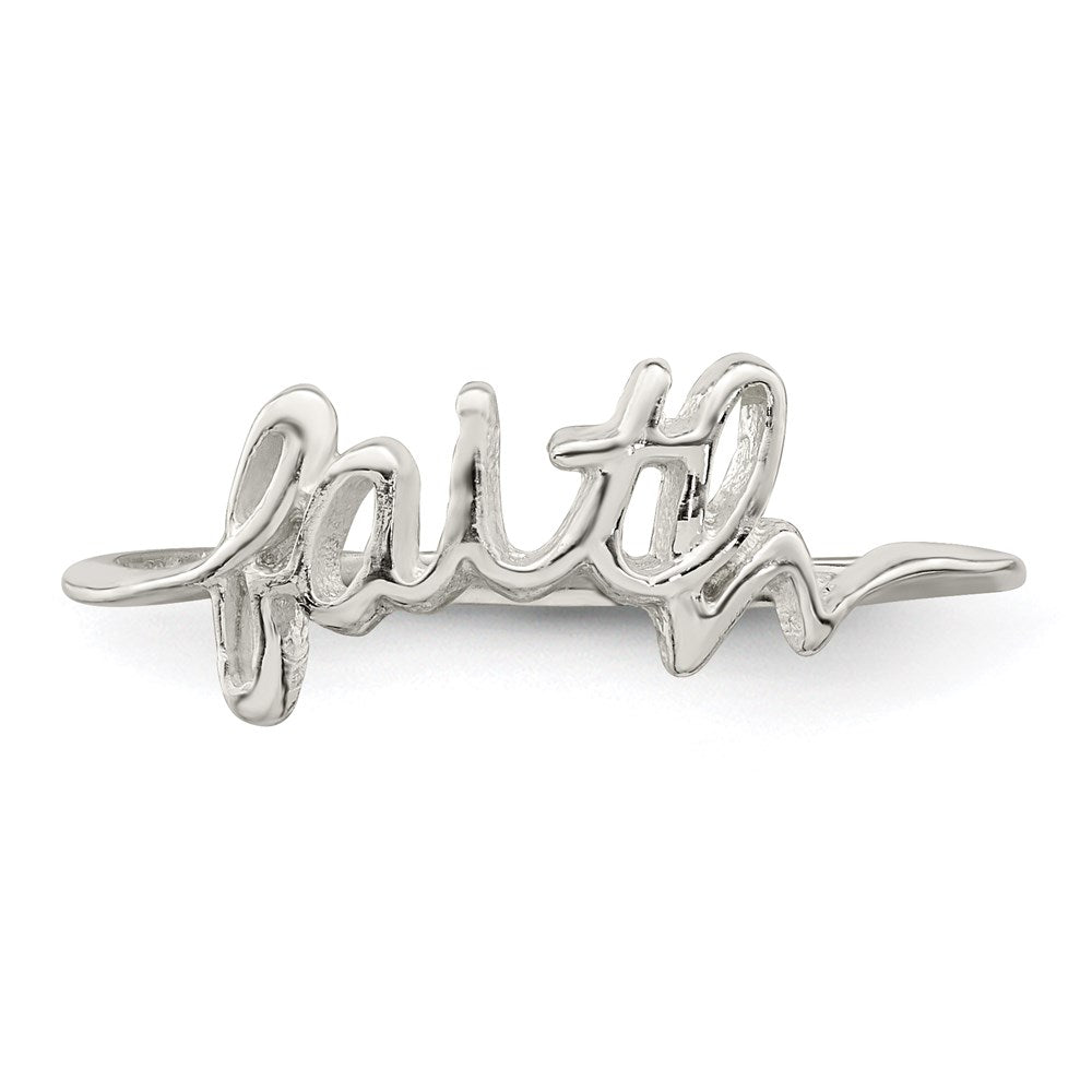 Sterlingsilber Glaube Ring