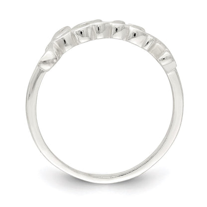 Sterlingsilber Poliert 'faith' Ring