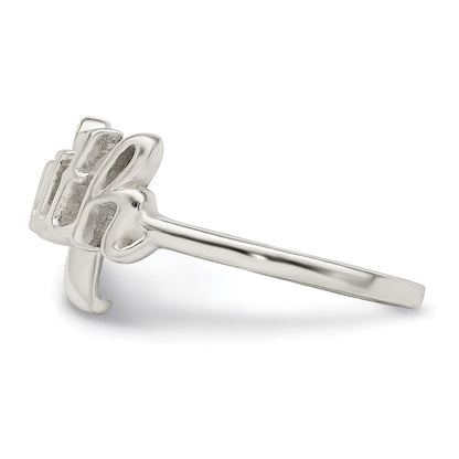 Sterlingsilber Poliert 'faith' Ring