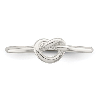 Sterlingsilber Poliert Knoten Ring