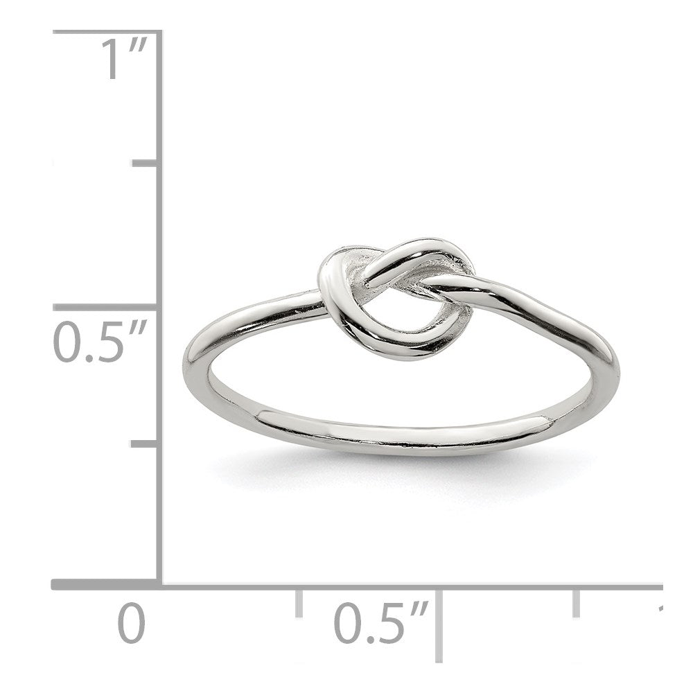 Sterlingsilber Poliert Knoten Ring