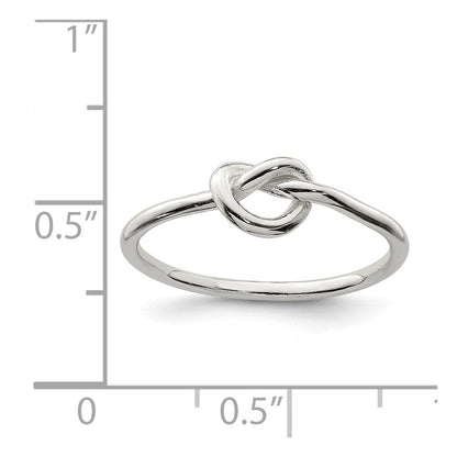 Sterlingsilber Poliert Knoten Ring