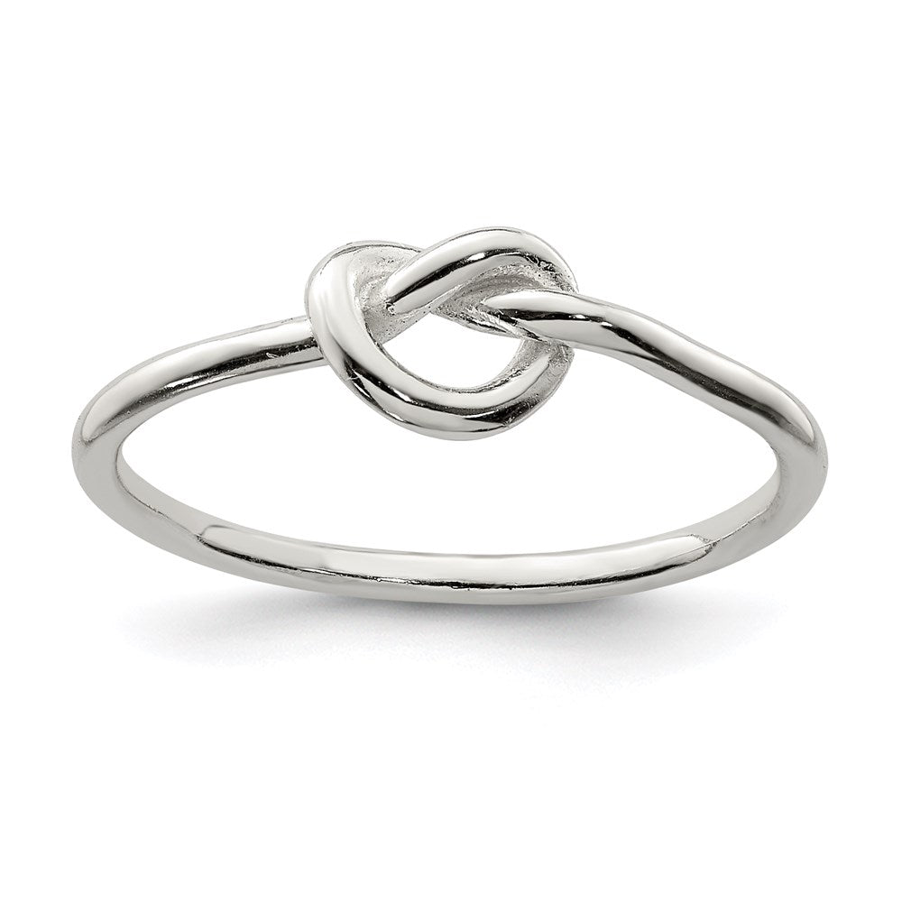 Sterlingsilber Poliert Knoten Ring