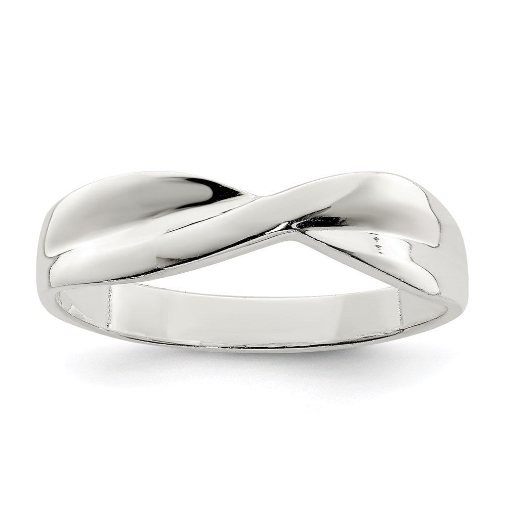 Sterlingsilber Poliert Gedreht Ring