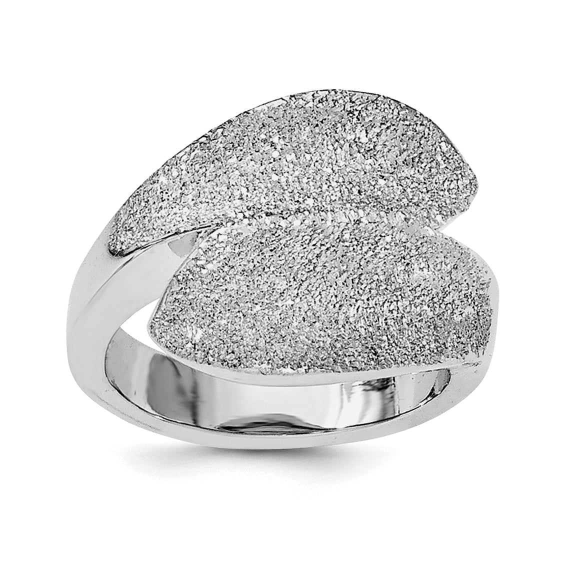 Sterlingsilber Rhodiniert Lasergeschnitten Fantasie Ring