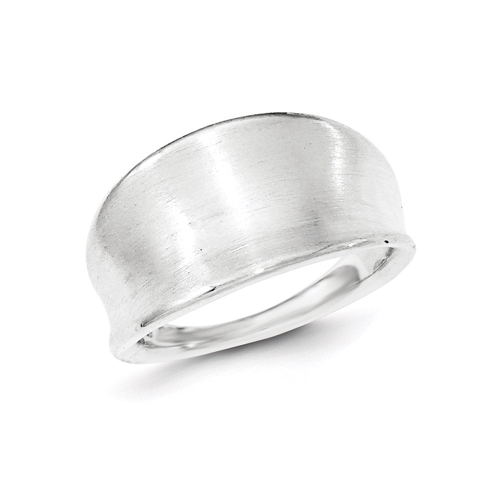 Sterlingsilber Poliert & Satiniert Groove Ring