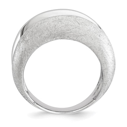 Sterlingsilber Poliert & Satiniert Ring