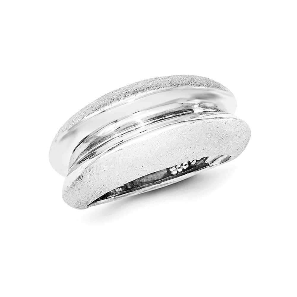 Sterlingsilber Poliert & Satiniert Ring