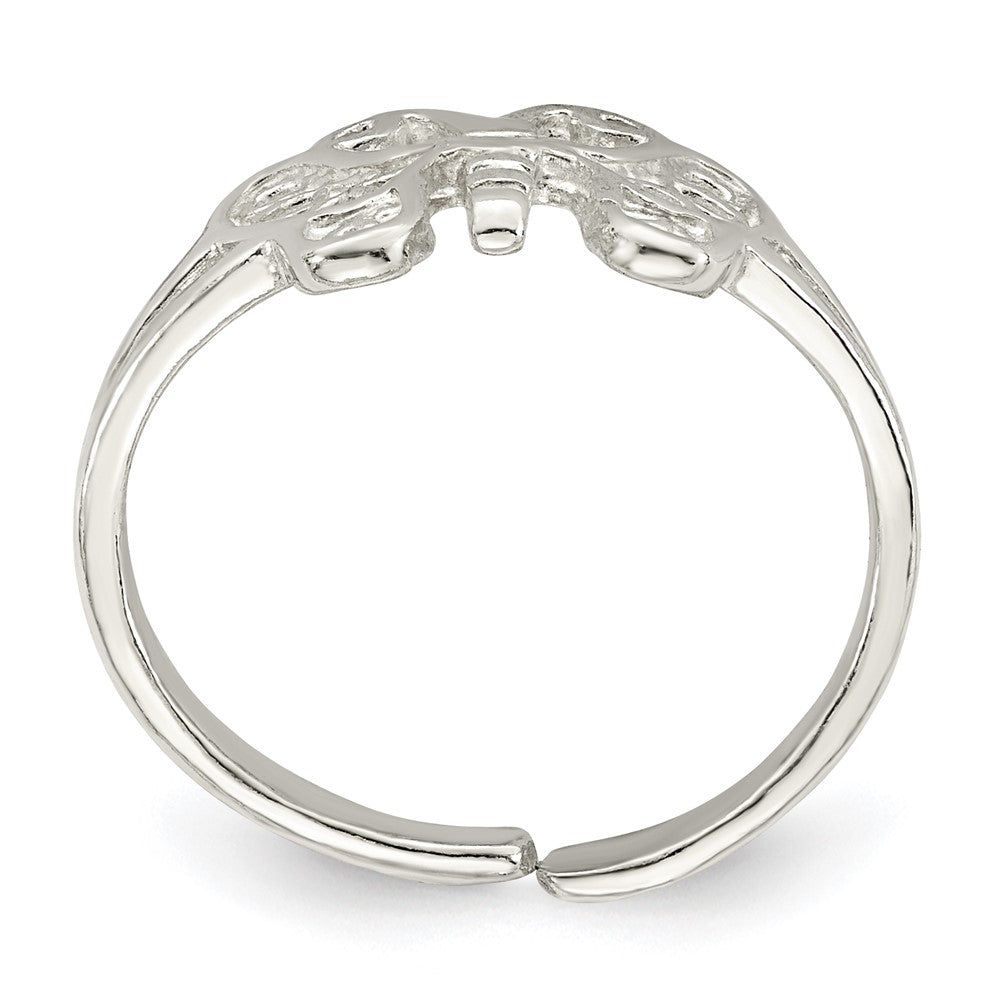 Sterlingsilber Schmetterling Zehenring