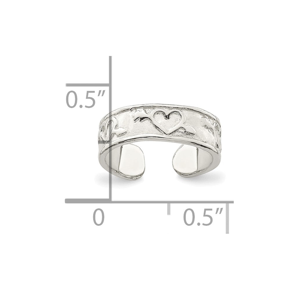 Sterlingsilber Zehenring