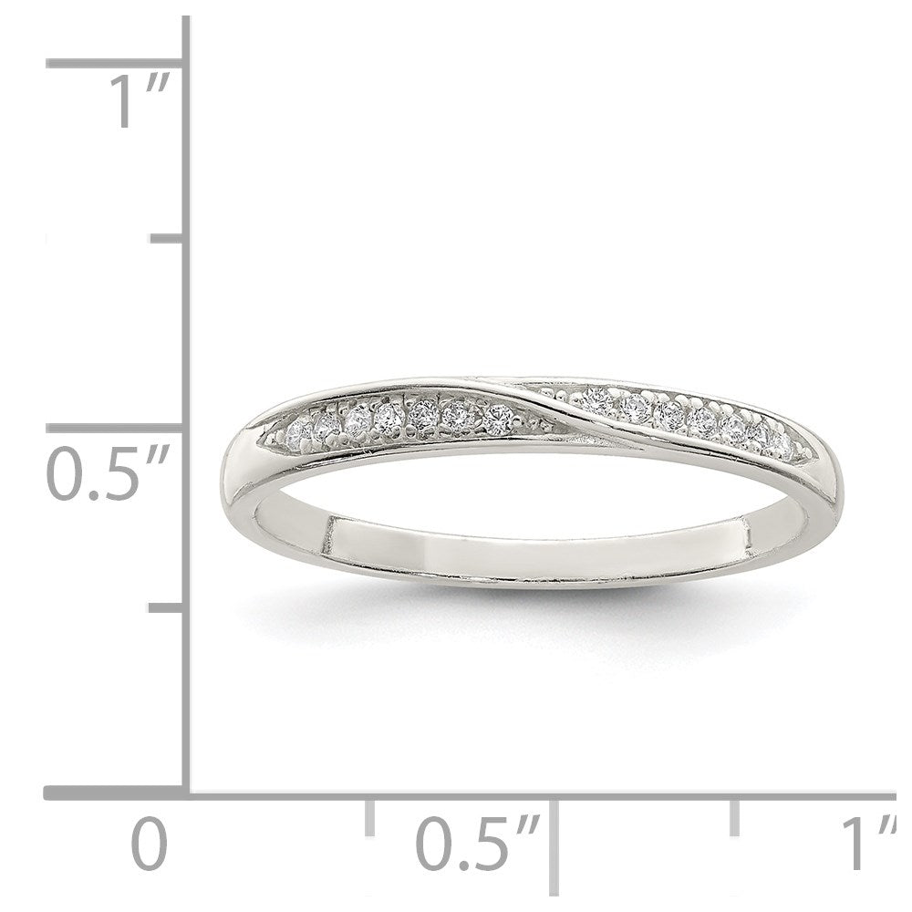 Sterlingsilber Zirkonia Ring