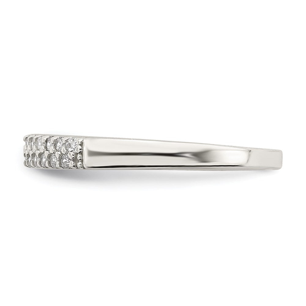 Sterlingsilber Zirkonia Ring (size 8 Nur)
