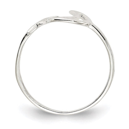 Sterlingsilber Poliert Stern & Mond Ring