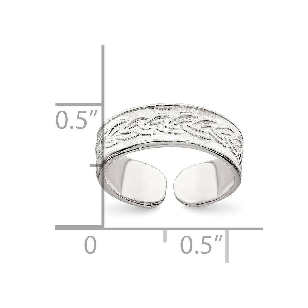 Sterlingsilber Zehenring
