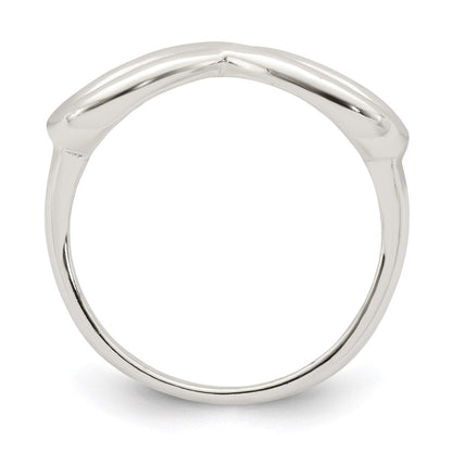 Sterlingsilber Poliert Unendlichkeit Ring