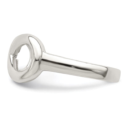 Sterlingsilber Poliert Unendlichkeit Ring
