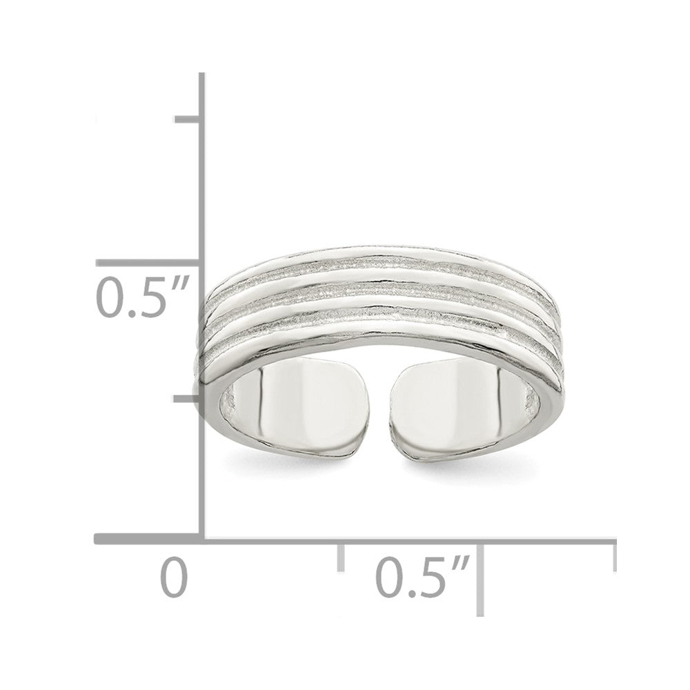 Sterlingsilber Zehenring