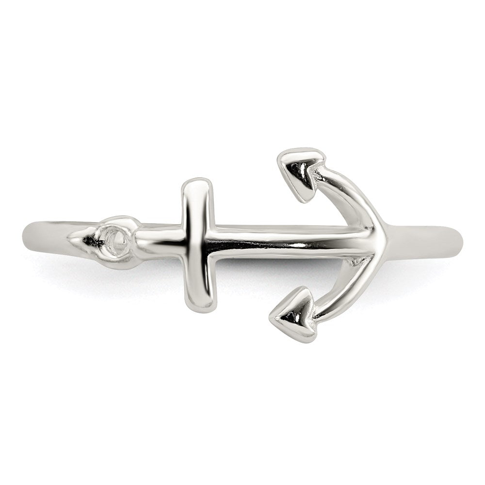 Sterlingsilber Poliert Anker Ring