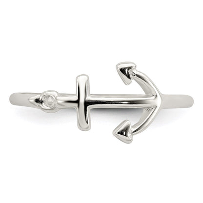 Sterlingsilber Poliert Anker Ring