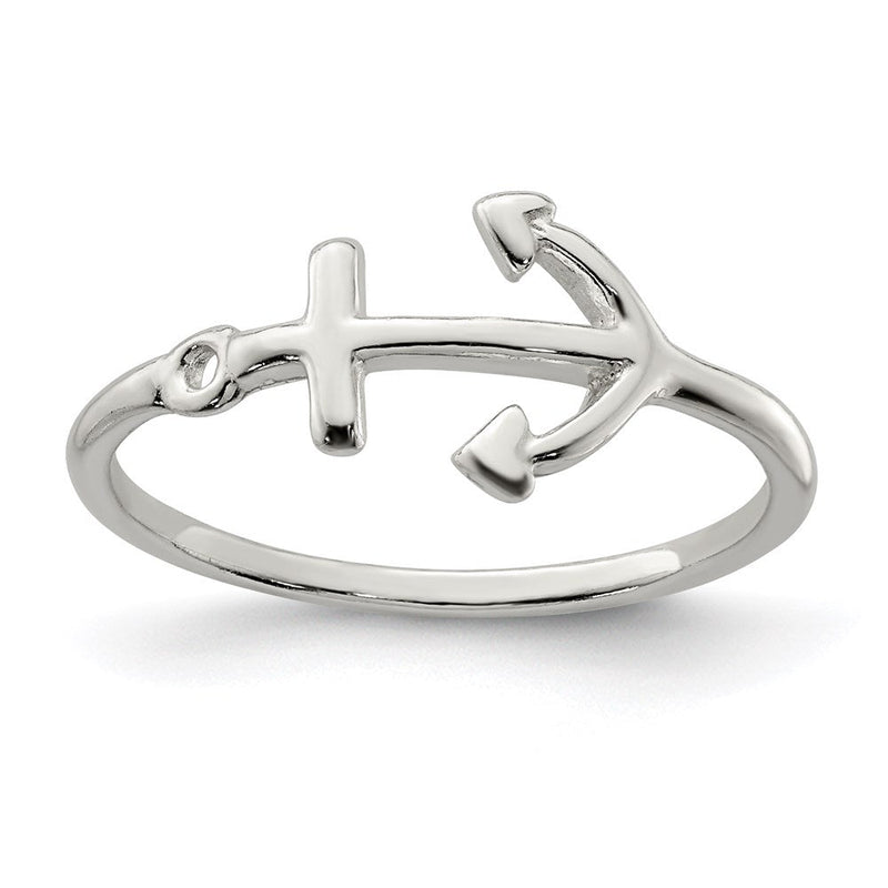 Sterlingsilber Poliert Anker Ring