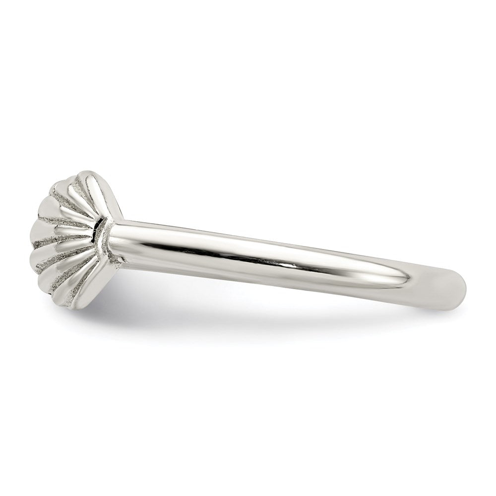Sterlingsilber Muschel Ring