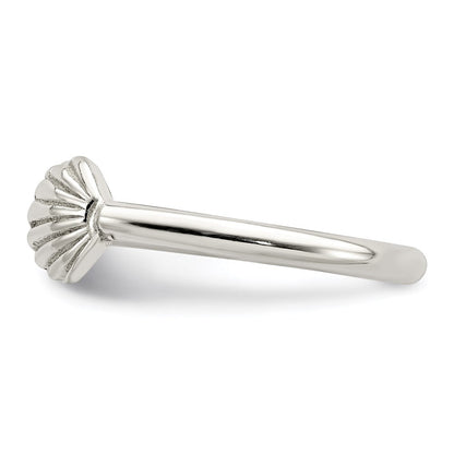 Sterlingsilber Muschel Ring