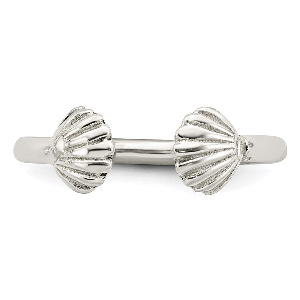 Sterlingsilber Muschel Ring
