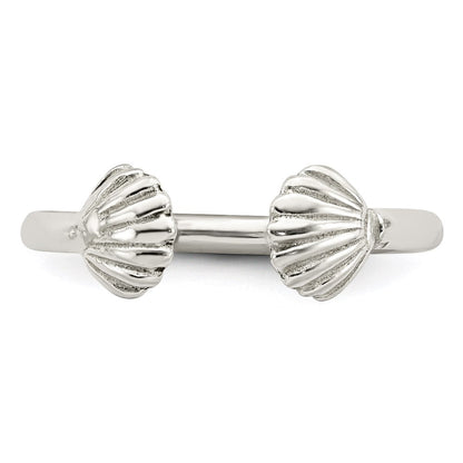 Sterlingsilber Muschel Ring