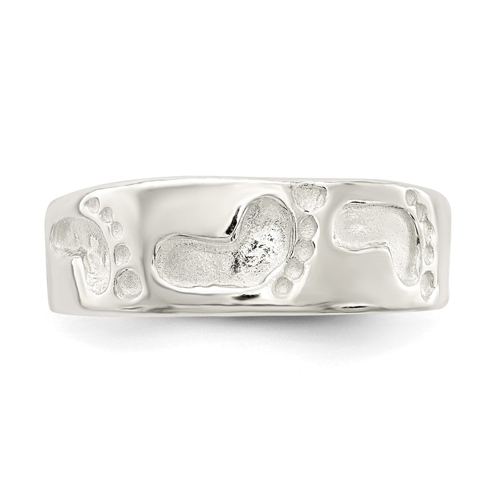 Sterlingsilber Foot Druck Zehenring
