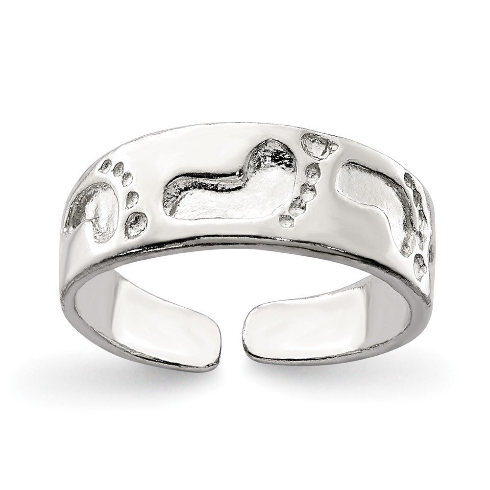 Sterlingsilber Foot Druck Zehenring