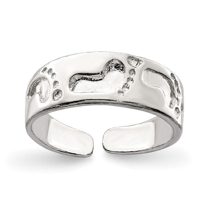Sterlingsilber Foot Druck Zehenring