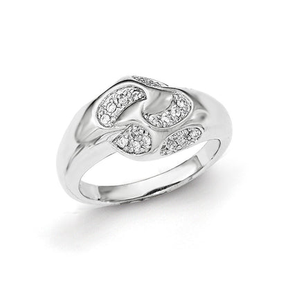 Sterlingsilber Zirkonia Ring