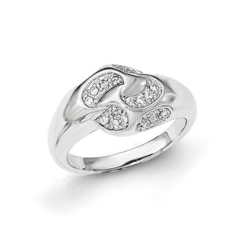 Sterlingsilber Zirkonia Ring