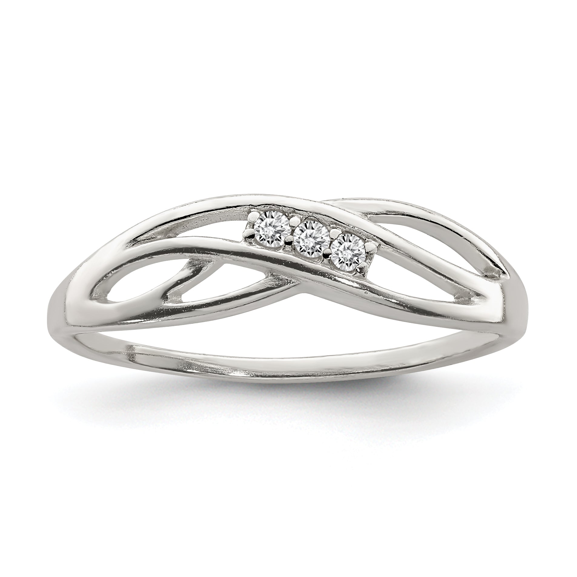 Sterlingsilber Zirkonia Ring