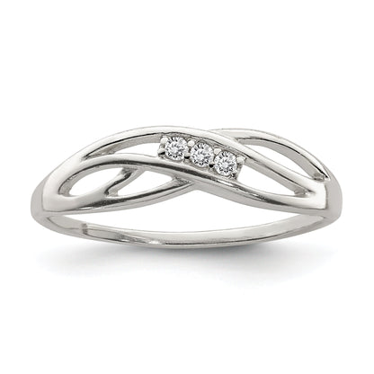 Sterlingsilber Zirkonia Ring