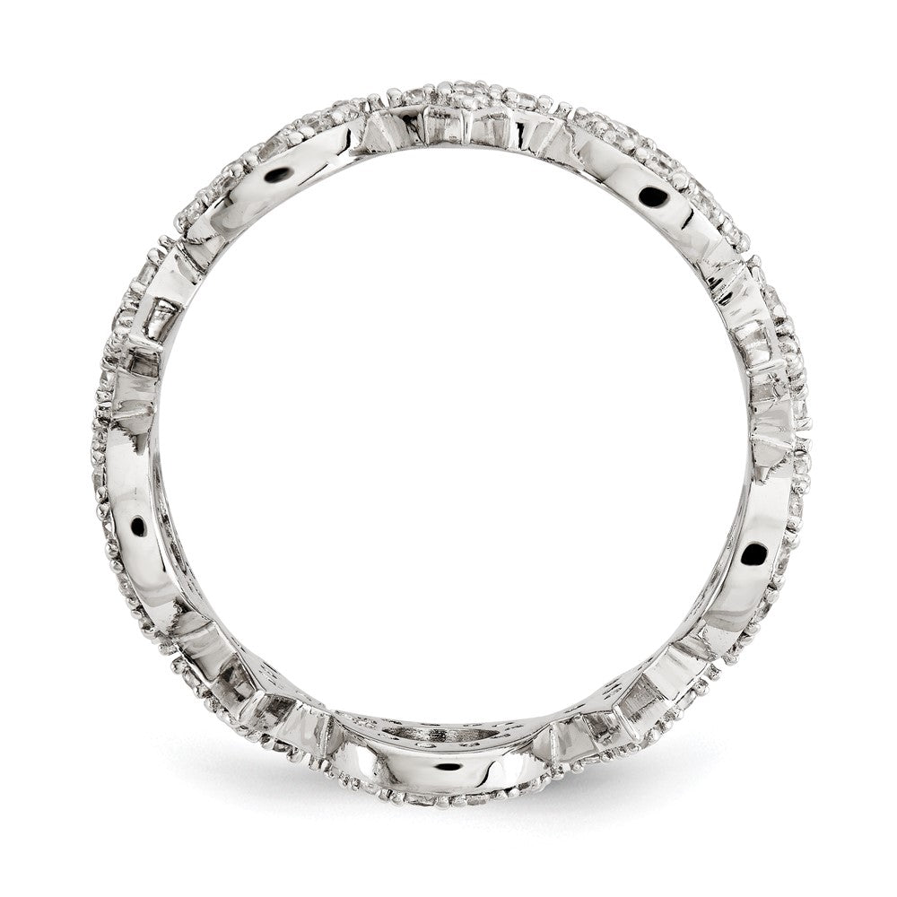 Sterlingsilber Zirkonia Ring